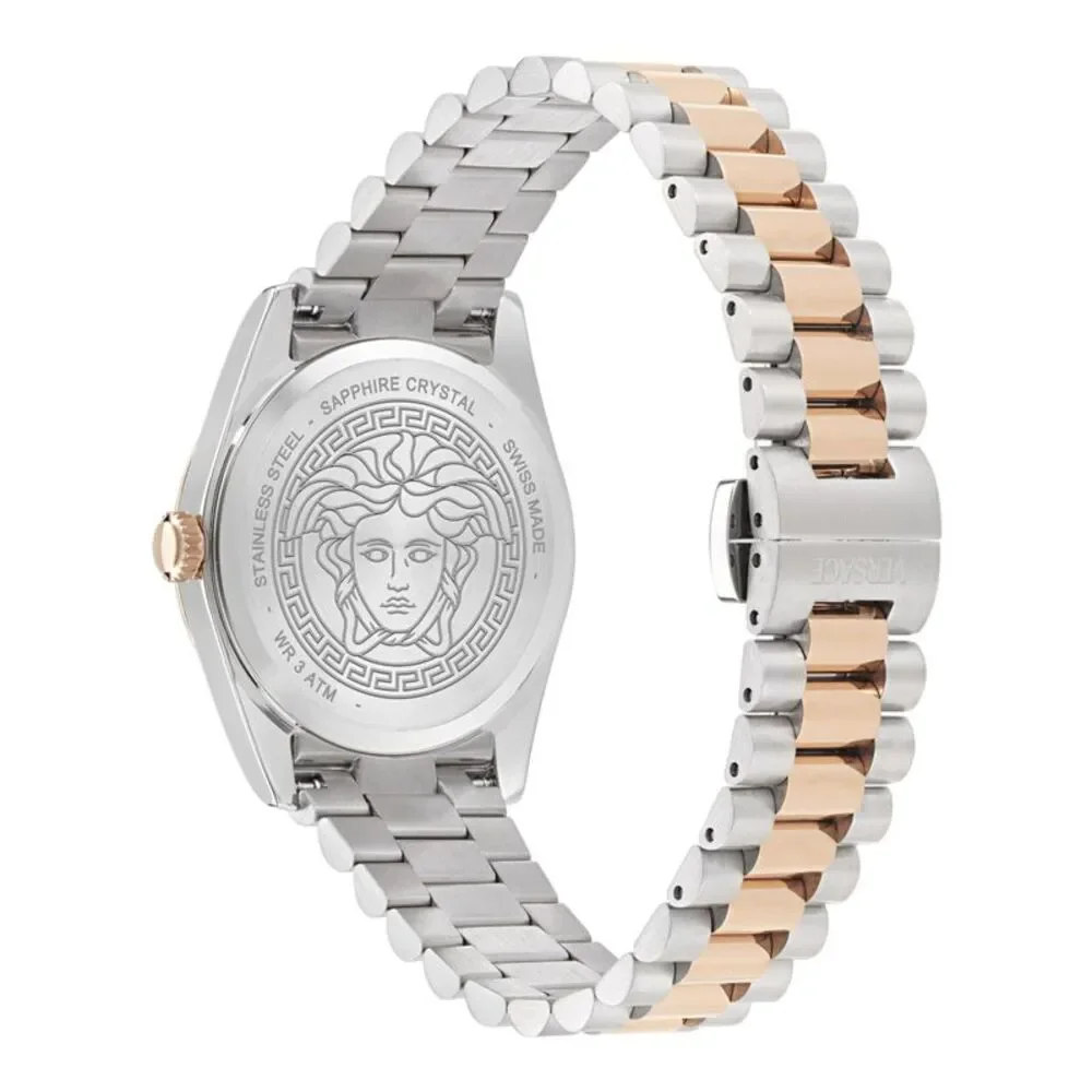 Versace  Millenyium Bracelet Watch Two Tone Womens